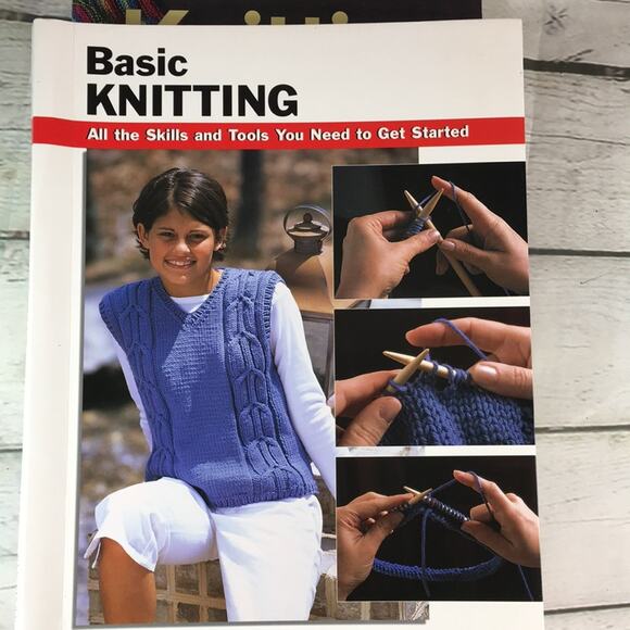 3 Knitting Books 101 Knitting-To-Go Projects, Basic Knitting, Knitting with Bits - Picture 2 of 16